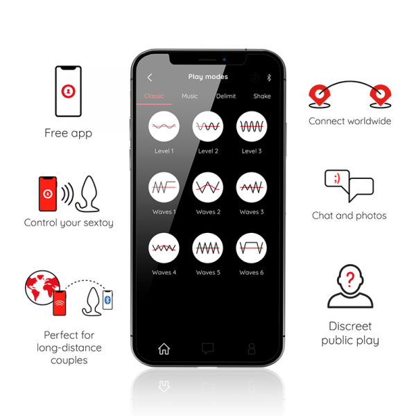 Oninder Rio plug anal vibrador negro - app gratuita