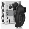 Black&silver anillo vibrador silicona 3 motores recargable negro Black&silver anillo vibrador silicona 3 motores recargable negro
