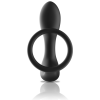Black&silver masajeador anal control remoto silicona recargable negro Black&silver masajeador anal control remoto silicona recargable negro