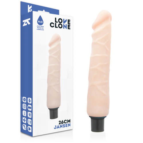 Loveclone Jansen vibrador realístico self lubrication 26 cm -o- 4.2 cm Loveclone Jansen vibrador realístico self lubrication 26 cm -o- 4.2 cm