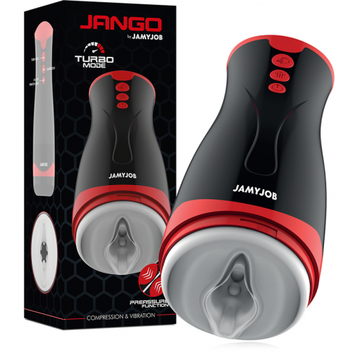 Jamyjob Jango masturbador de comprensión y vibración Jamyjob Jango masturbador de comprensión y vibración