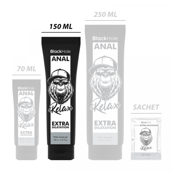 Black Hole gel base agua dilatación anal 150 ml