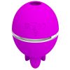 Pretty Love vibrador de silicona redondo gemini ball morado