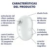 Satisfyer Cutie Ghost vibrador lay-on blanco