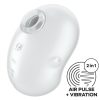 Satisfyer Cutie Ghost vibrador lay-on blanco