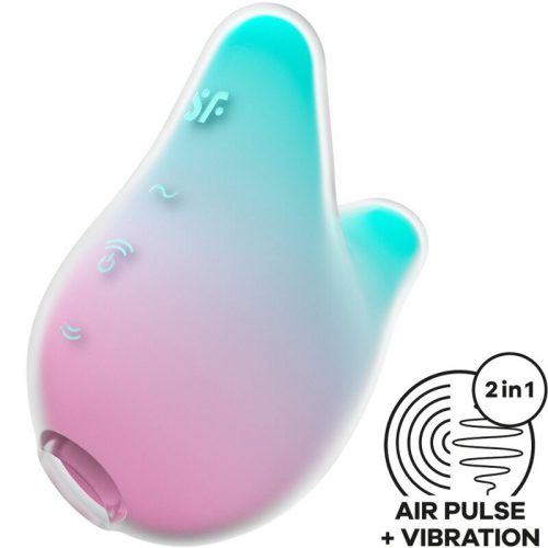 Satisfyer Mermaid Vibes estimulador & vibrador menta y rosa Satisfyer Mermaid Vibes estimulador & vibrador menta y rosa