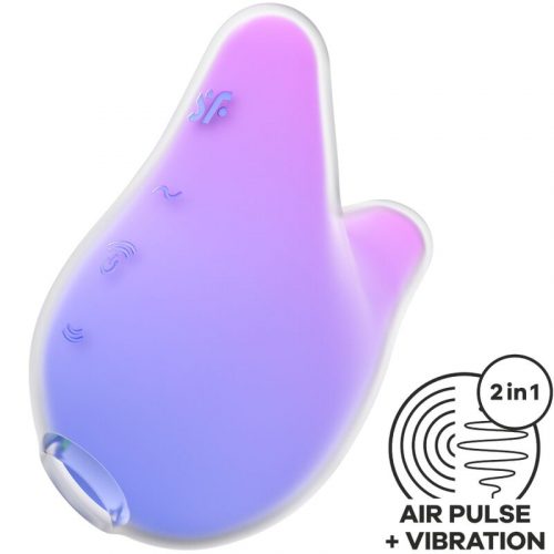 Satisfyer Mermaid Vibes estimulador & vibrador violeta y rosa Satisfyer Mermaid Vibes estimulador & vibrador violeta y rosa