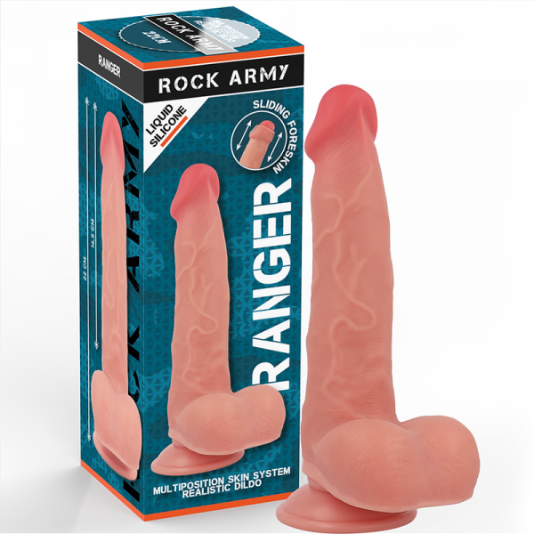 Rockarmy Ranger dildo realista dual density liquid silicone 22 cm -o- 3.6 cm Rockarmy Ranger dildo realista dual density liquid silicone 22 cm -o- 3.6 cm