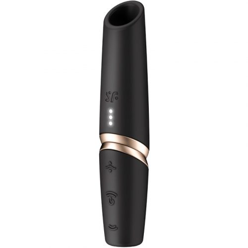 Satisfyer Perfect Kiss estimulador clítoris por ondas negro / dorado Satisfyer Perfect Kiss estimulador clítoris por ondas negro / dorado