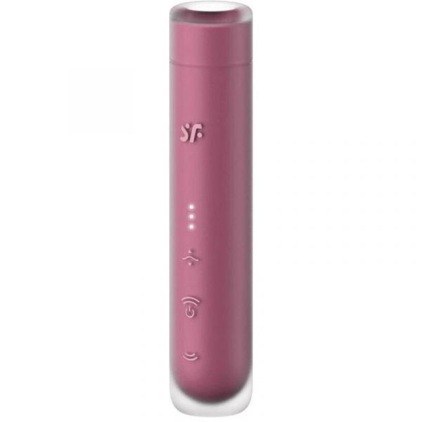 Satisfyer First Kiss estimulador clítoris por ondas granate
