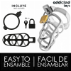 Addicted Toys Locked Silver Lock Jaula Para pene de metal talla m Addicted Toys Locked Silver Lock Jaula Para pene de metal talla m