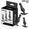 Addicted Toys set de 3 plug anal silicona modelo 1 Addicted Toys set de 3 plug anal silicona modelo 1
