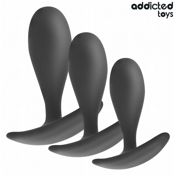 Addicted Toys set de 3 plug anal silicona modelo 2 Addicted Toys set de 3 plug anal silicona modelo 2
