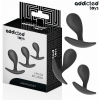 Addicted Toys set de 3 plug anal silicona modelo 3 Addicted Toys set de 3 plug anal silicona modelo 3