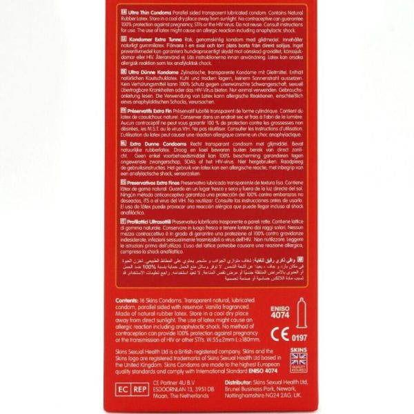 Skins Ultrafinos preservativos premium pack 16 Skins Ultrafinos preservativos premium pack 16