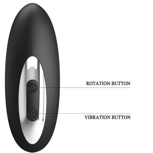 Mr Play masajeador prostático con rotación y vibración