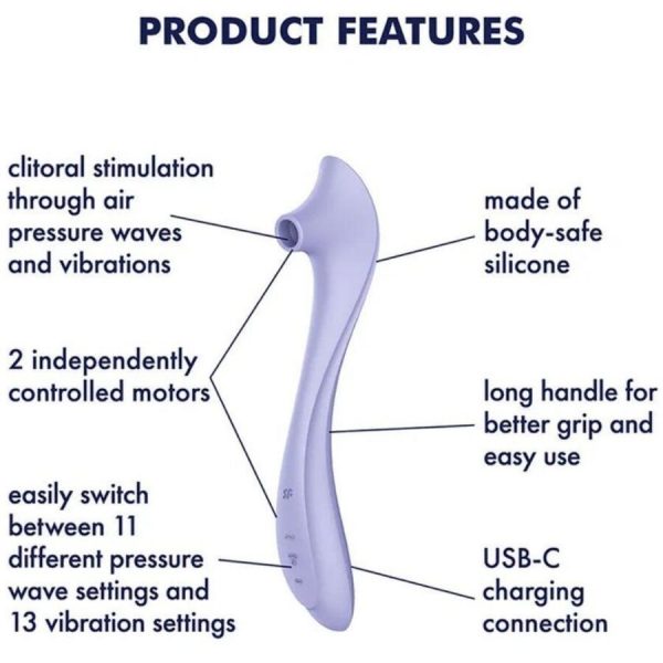 Satisfyer Easy Lover vibrador & estimulador air pulse Satisfyer Easy Lover vibrador & estimulador air pulse