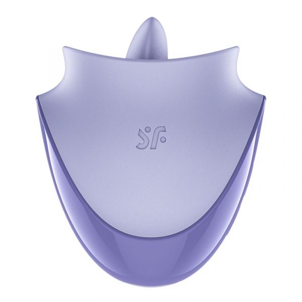 Satisfyer Tongue Dancer estimulador clitoriano con vibración y pulsaciones lila