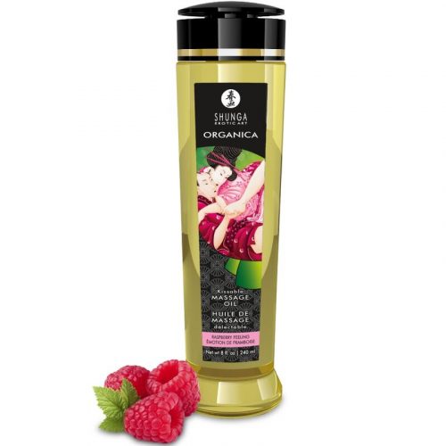 Shunga aceite de masaje orgánico frambuesa 240 ml Shunga aceite de masaje orgánico frambuesa 240 ml