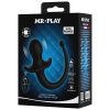 Mr Play vibrador anal y perineal con control remoto inalámbrico negro
