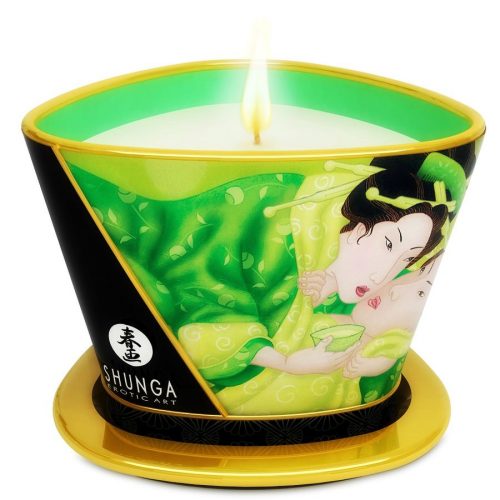 Shunga Mini Caress By Candelight vela masaje té verde 170 ml Shunga Mini Caress By Candelight vela masaje té verde 170 ml