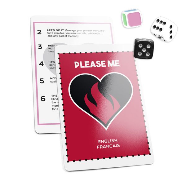 Aria Please Me Play cartas + 3 dados