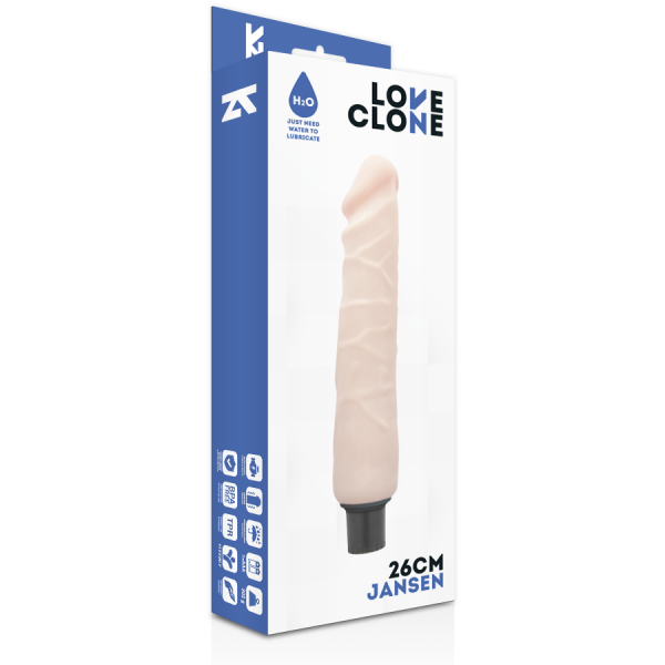 Loveclone Jansen vibrador realístico self lubrication 26 cm -o- 4.2 cm Loveclone Jansen vibrador realístico self lubrication 26 cm -o- 4.2 cm