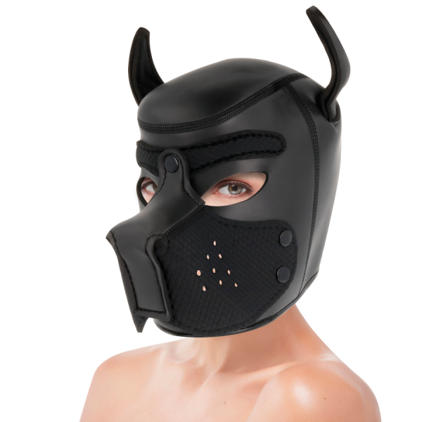 Darkness Máscara Perro De Neopreno Con Hocico Extraíble L Darkness Máscara Perro De Neopreno Con Hocico Extraíble L