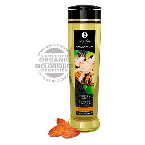Shunga aceite de masaje orgánico almendra 240 ml Shunga aceite de masaje orgánico almendra 240 ml