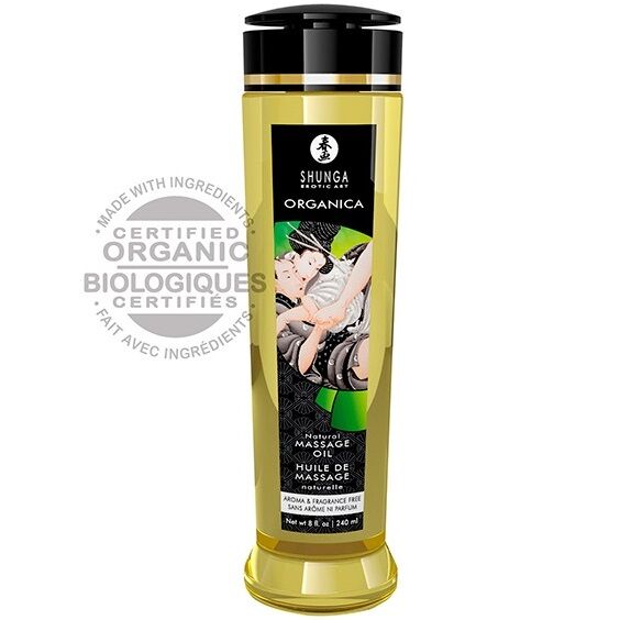 Shunga aceite de masaje orgánico natural 240 ml Shunga aceite de masaje orgánico natural 240 ml