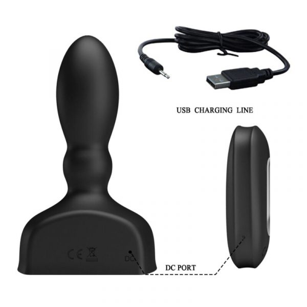 Mr Play plug anal hinchable negro control remoto Mr Play plug anal hinchable negro control remoto