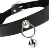 Coquette Chic Desire collar cuero vegano accesorio woman cascabel/aro