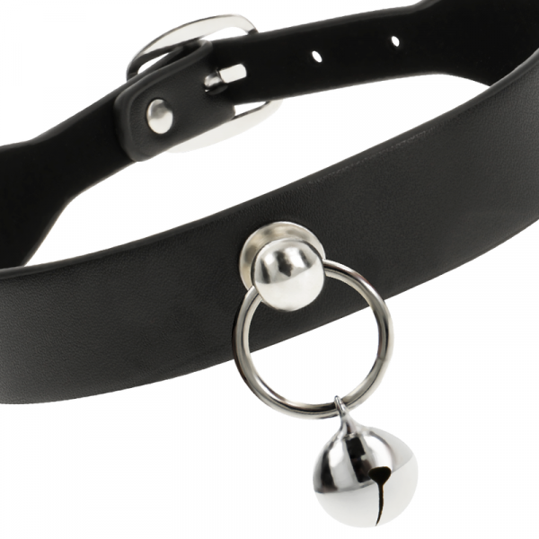 Coquette Chic Desire collar cuero vegano accesorio woman cascabel/aro