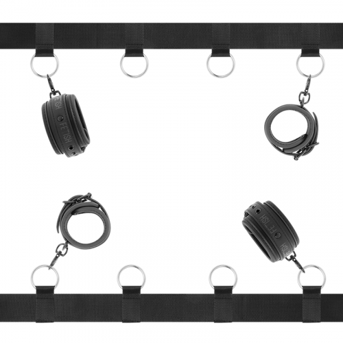 Fetish Submissive set ataduras cama luxury con forro de neopreno