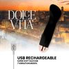 img_104111_6e155bd40eb8cb5a0b96e86f70d93f6d_1.png DOLCE VITA - RECHARGEABLE VIBRATOR ONE BLACK 7 SPEED