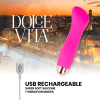 DOLCE VITA - RECHARGEABLE VIBRATOR ONE PINK 7 SPEED