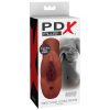 PDX PLUS - PERFECT PUSSY DOUBLE STROKER MASTURBADOR VAGINA Y ANO MARRÓN