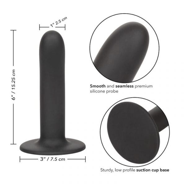 CALEXOTICS - BOUNDLESS DILDO LISO 15.25 CM COMPATIBLE CON ARNÉS