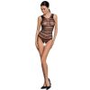 PASSION - WOMAN BS086 BODYSTOCKING NEGRO TALLA ÚNICA
