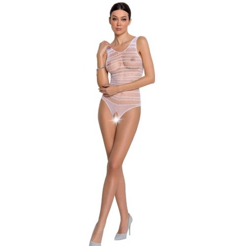 img_106169_9b40b68a69b7ba924a3d01a4abfe6af8_1.jpg PASSION - WOMAN BS086 BODYSTOCKING BLANCO TALLA ÚNICA