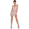 PASSION - WOMAN BS090 BODYSTOCKING BLANCO TALLA ÚNICA