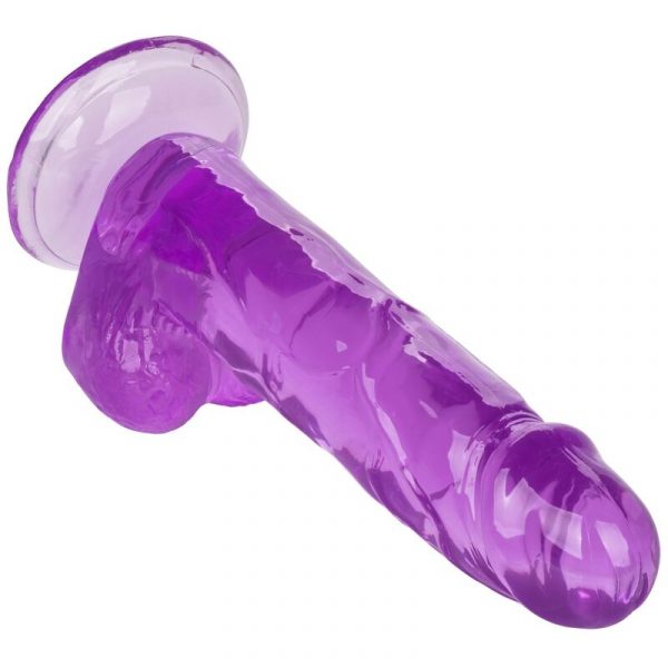 img_109307_2514fe2ad2fffdc27d97c49e6fec2f9d_1.jpg CALEXOTICS - SIZE QUEEN DILDO LILA 15.3 CM