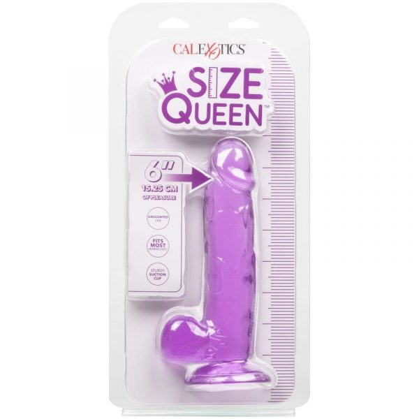 img_109308_c47b0184f2eed62670f5c807c9d6de74_1.jpg CALEXOTICS - SIZE QUEEN DILDO LILA 15.3 CM