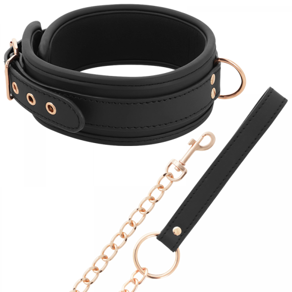 img_109694_2d9d18f5d3891e8d9ef8e9a1b37c9a31_1.png COQUETTE CHIC DESIRE - FANTASY COLLAR CUERO VEGANO CON CORREA Y FORRO DE NEOPRENO