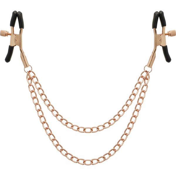 COQUETTE CHIC DESIRE - FANTASY PINZAS METALICAS PEZONES CON CADENA