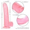CALEXOTICS - SIZE QUEEN DILDO ROSA 20.3 CM