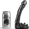 ALL BLACK - DILDO REALÍSTICO 19 CM