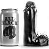 ALL BLACK - DILDO REALÍSTICO 13 CM