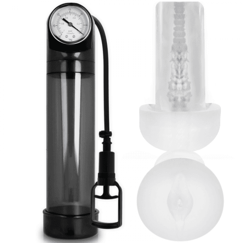 img_110993_8219b65f635e4e8dd2b140fe1dc303ff_1.png PUMP ADDICTED - BOMBA ERECCIÓN RX9 NEGRO CON MASTURBADOR