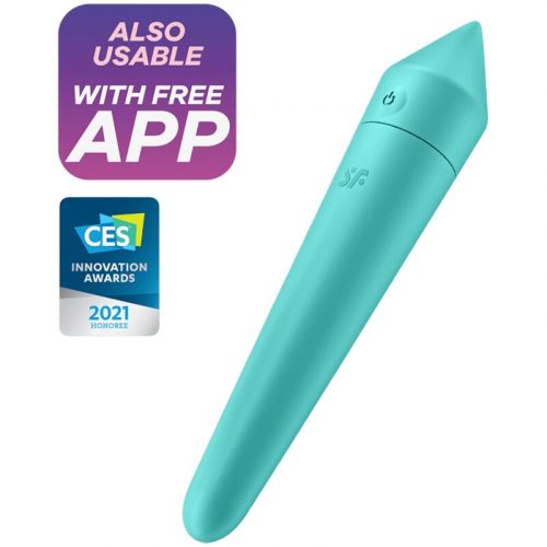 img_112692_8d54cf028df5de59cd4010dc533bf543_1.jpg SATISFYER - ULTRA POWER BULLET 8 BALA VIBRADORA TURQUESA